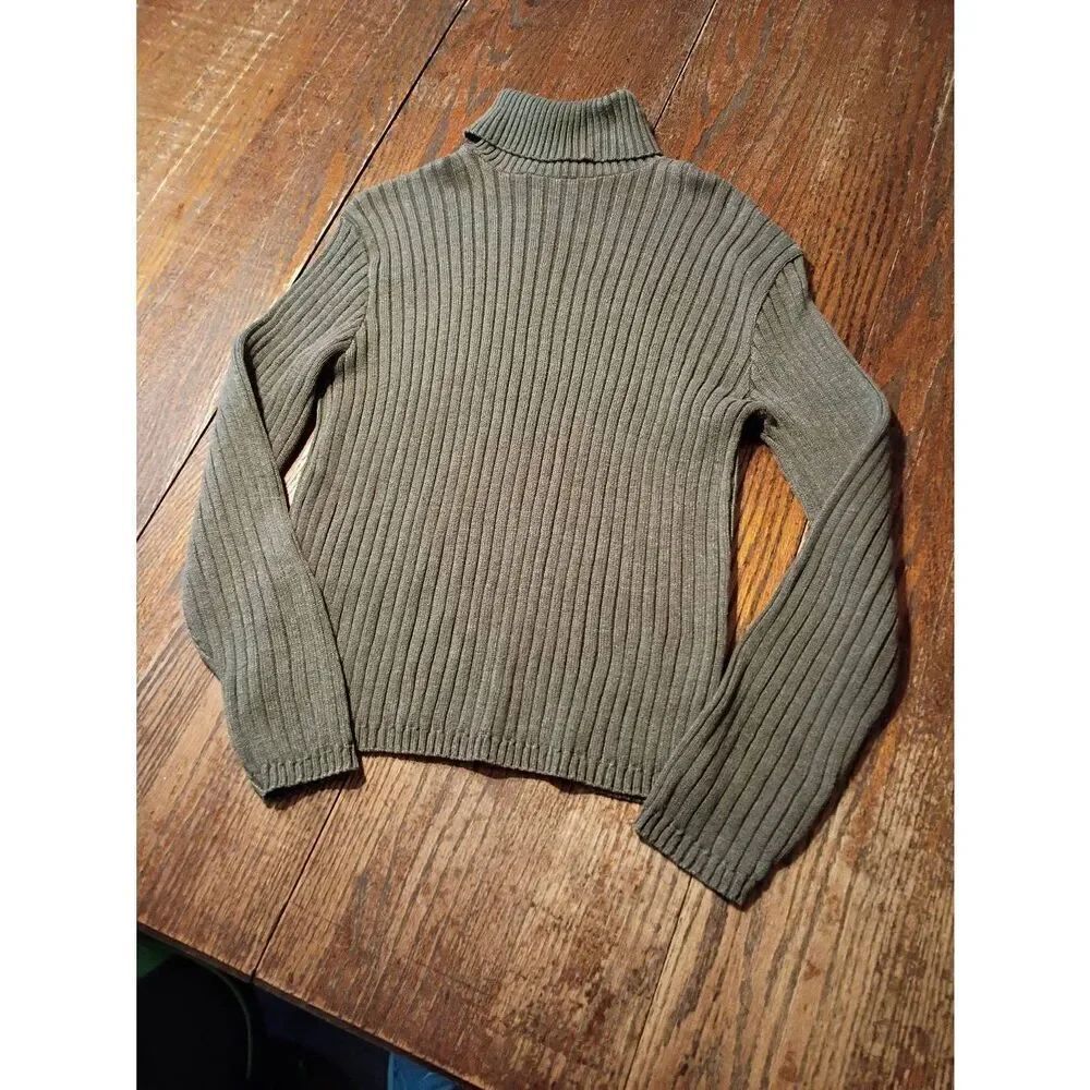 Small Forever Creative Worldwide Grey Turtleneck Long Sleeve Pullover Sweater